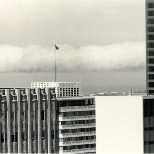 [View N/E showing Bank of America, International Building, Telephone Building & 450 Sutter]
