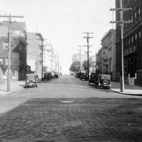 [Gough Street, looking north from California Street]