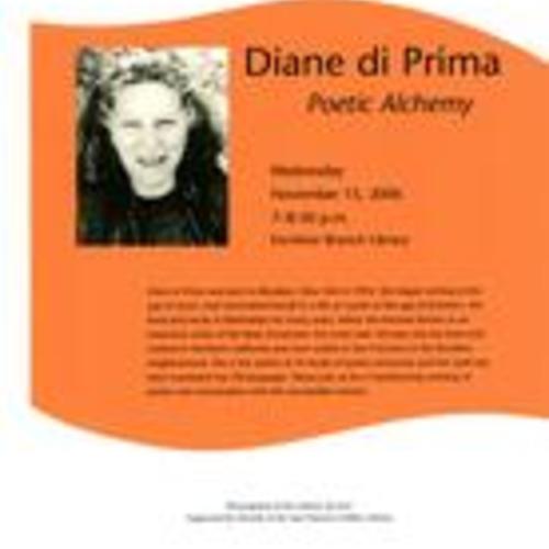 Diane di Prima - Poetic Alchemy