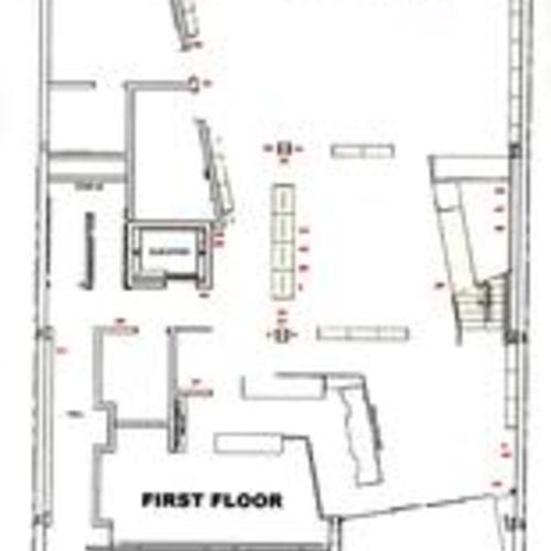 Potrero Branch Library Floor Plan, First Floor.
