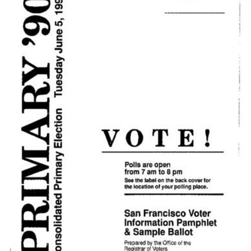 1990-06-05, San Francisco Voter Information Pamphlet