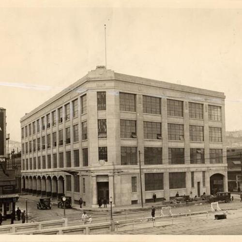 [Exterior of the new Ferry station Post office]