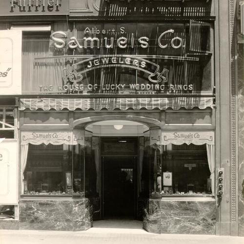 [Entrance to Albert S. Samuels Company Jewelers]