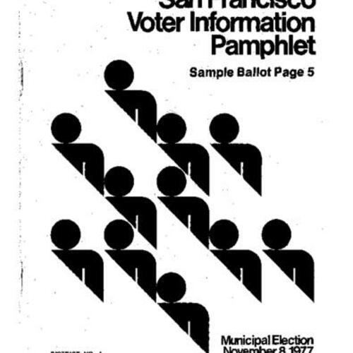 1977-11-08, San Francisco Voter Information Pamphlet