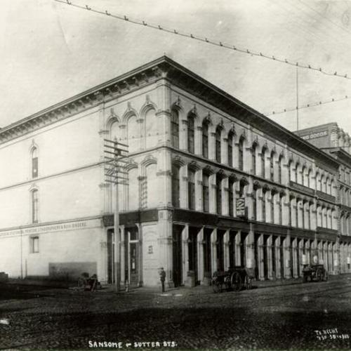 [Northwest corner of Sansome and Sutter streets]