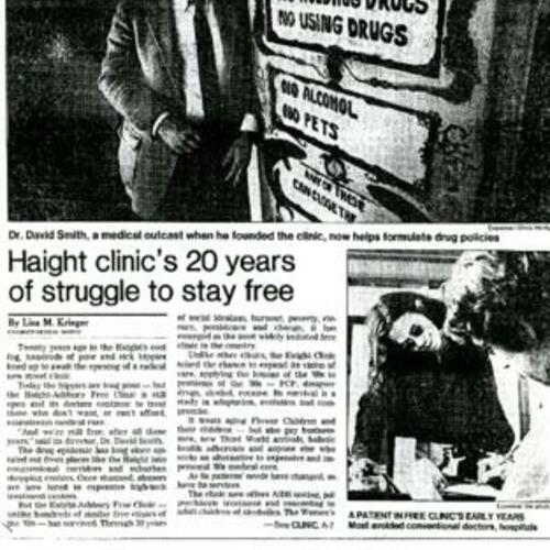 A Hippie Doctor in the 80s, SF Examiner, Jun. 1987
