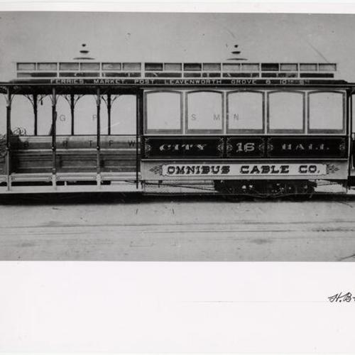 [Omnibus Cable Company cable car]