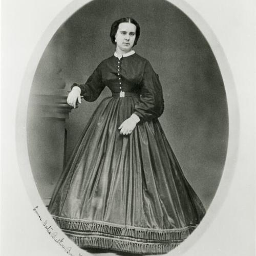 [Portrait of Emma, in 1890, who was the first owner and builder of The Fillmore building once called Majestic Hall and later Majestic Ballroom]