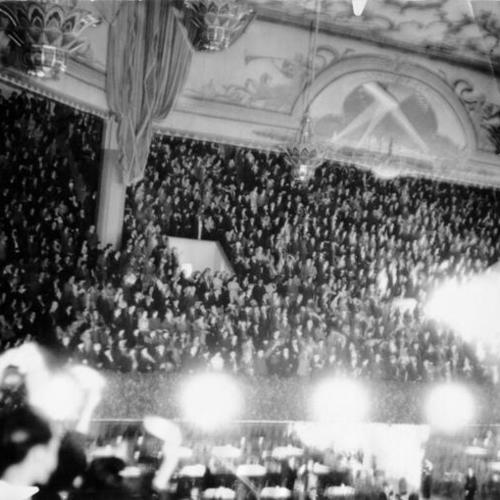 [Birthday ball for Roosevelt at the San Francisco Civic Auditorium]