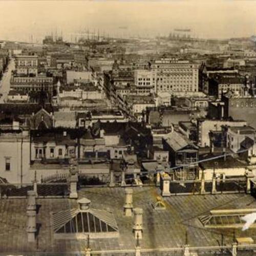 [View of downtown San Francisco looking southeast]