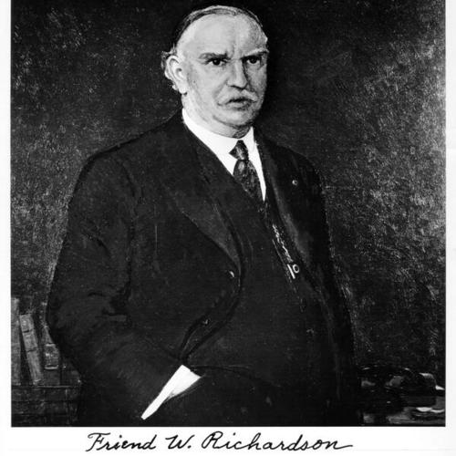 [Friend W. Richardson, 25th Governor of California (Jan. 9, 1923-Jan. 4, 1927)]
