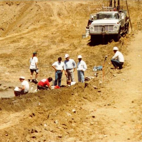 [Archaeological dig at the site of Moscone Center expansion project]