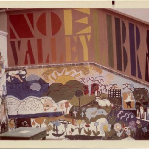 [Mural at the Noe Valley Branch of the San Francisco Public Library]