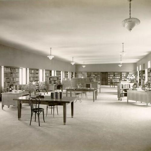 [Interior of Main Library - Catalog Room]