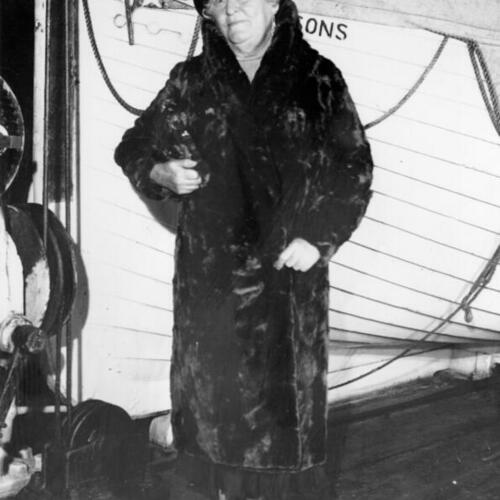[Annie Laurie on the S.S. Olympic, en route to Europe]