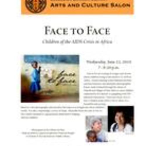 Arts and Culture Salon - Face to Face Children of the AIDS Crisis in Africa