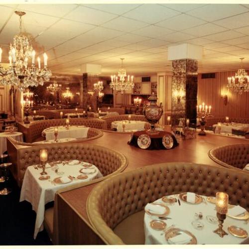 [Interior of La Bourgogne restaurant]