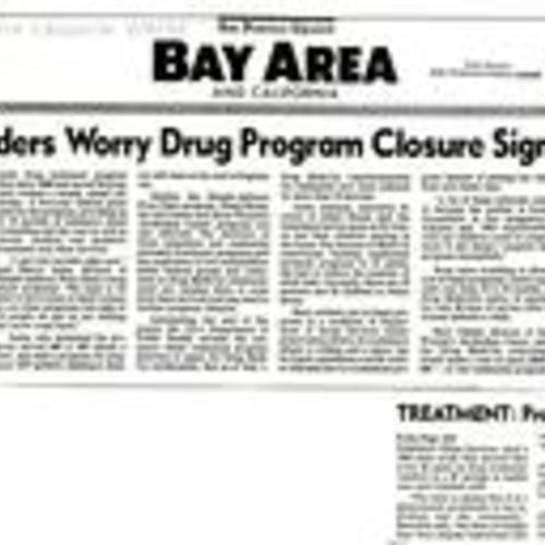 S.F. Providers Worry Drug Program Closure Signals Trend, San Francisco Chronicle, August 31, 1995