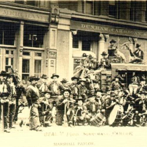 [Group shot "Marshall Parlor" on Beale St. 1900]
