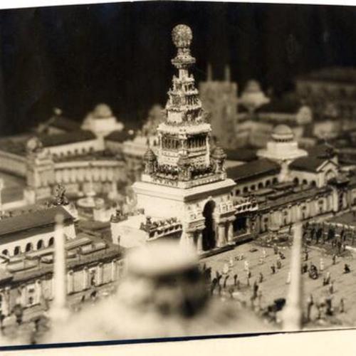 [Model of 1915 World's Fair made by Alfred Lee]