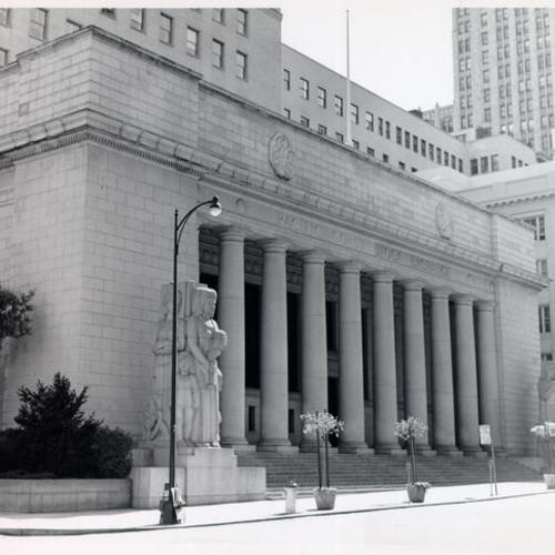 [Pacific Coast Stock Exchange located at Pine and Sansome street]