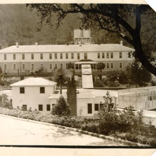 [Detention building at Angel Island immigration station]