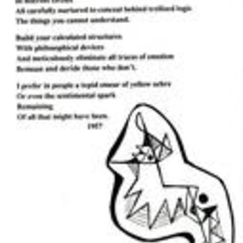 Doodles &  Poems, 1951-1995, 6 of 34