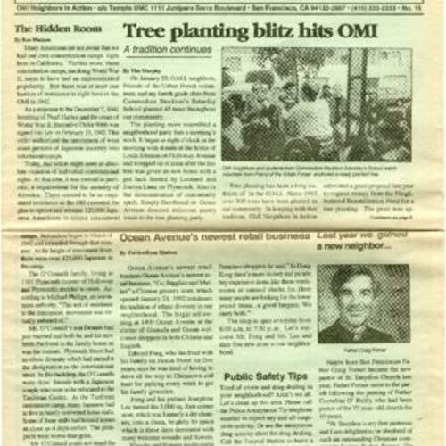 OMI Neighborhood news (Winter 1992)