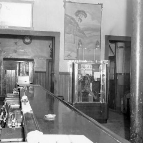 [Interior of Kelly's Acme bar located at 800 Fulton Street]