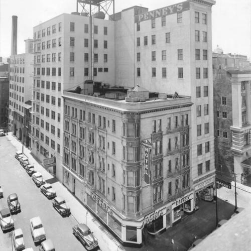 [J. C. Penney executive offices building at 5th and Stevenson streets]