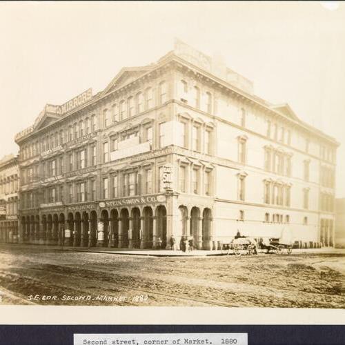 [S. & G. Gump store on the southeast corner of Second and Market streets]