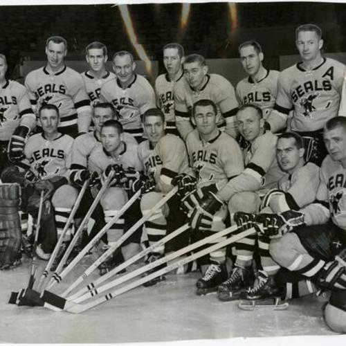 [San Francisco Seals hockey team photo]