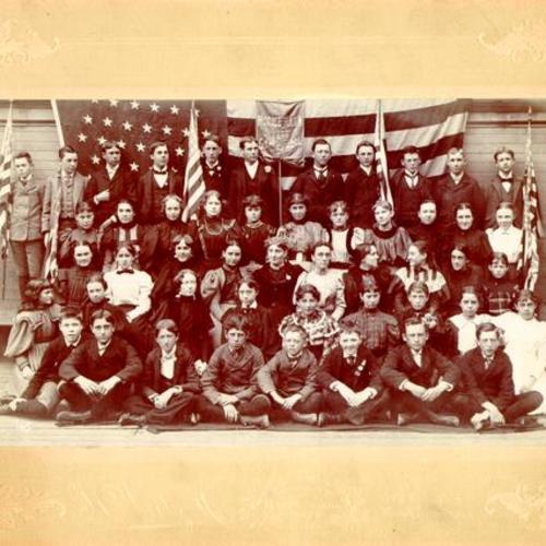 [1897 class photo from Horace Mann School]