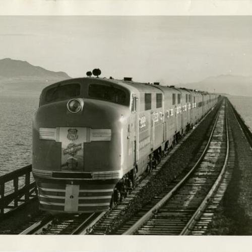 ["City of San Francisco" streamlined train]