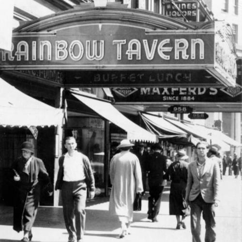 [Exterior of the Rainbow Tavern]
