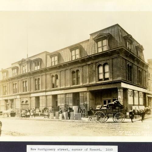 New Montgomery Street, corner of Howard. 1880