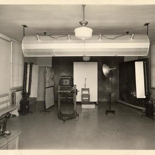 [Photograph Bureau in Old Hall of Justice]