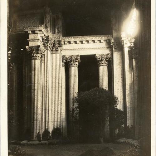 [Illumination of Colonnades of Palace of Fine Arts]