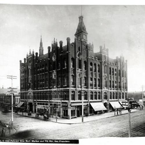 [Odd Fellows' New Hall at Market and 7th streets]