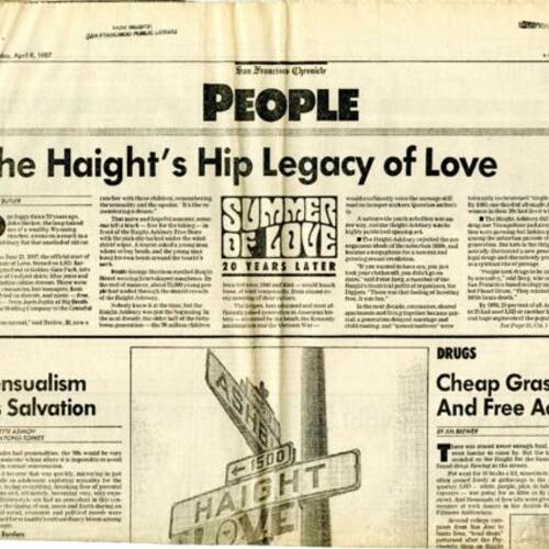 Summer of Love 20 Years Later, San Francisco Chronicle, April 1987