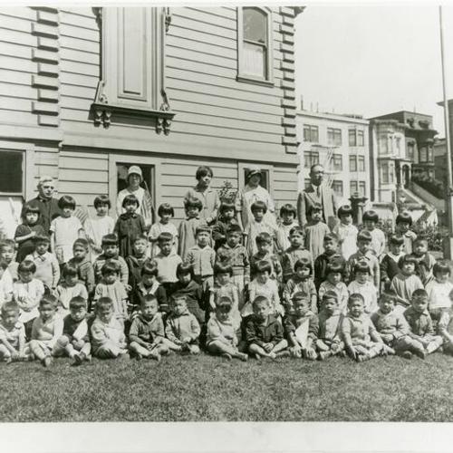 [Kindergarten class photo, Morning Star Elementary, in 1929]