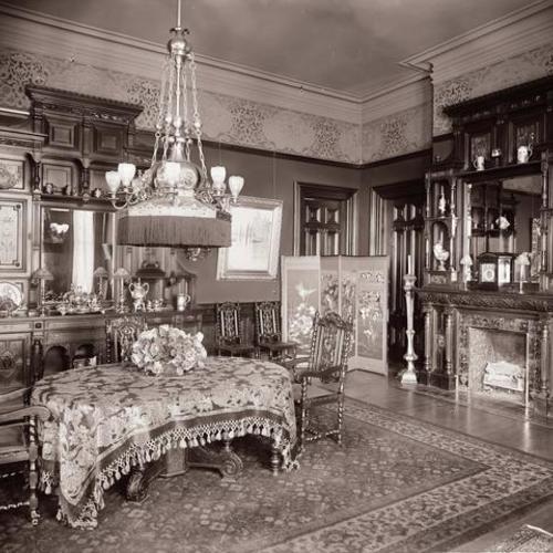 Interior of Victorian home