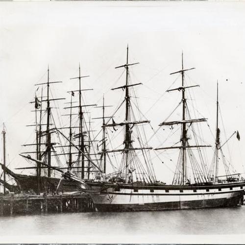[Wooden bark sailing ship "Francois Joseph"]