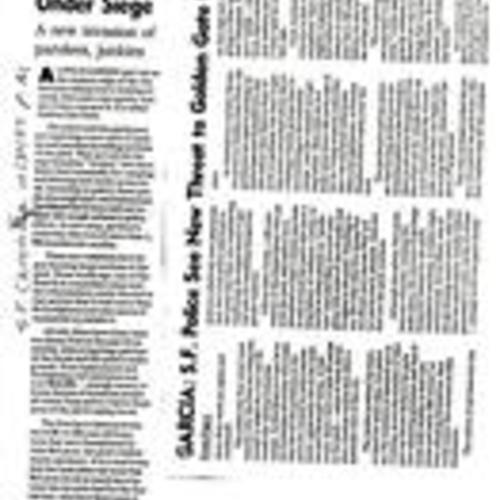 Golden Gate - A Park Under..., SF Chronicle, Oct. 30 1997