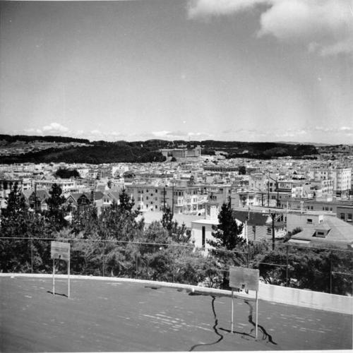 [View of the Richmond District looking northeast from George Washington High School, near Geary Boulevard and 30th Avenue]