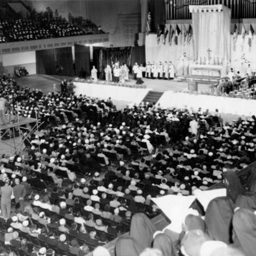 [Centennial mass at the San Francisco Civic Auditorium]