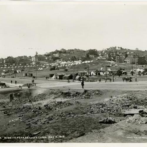 Mission Park Refugee Camp, May 15, 1906