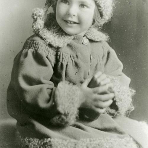 [Val at age three or four in San Francisco]