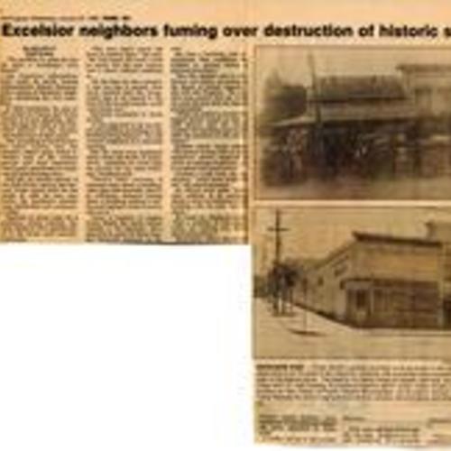 Excelsior neighbors fuming over destruction of historic store