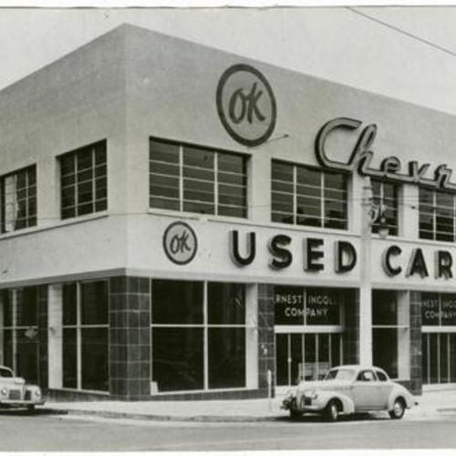 [Ernest Ingold Chevrolet used car dealership]